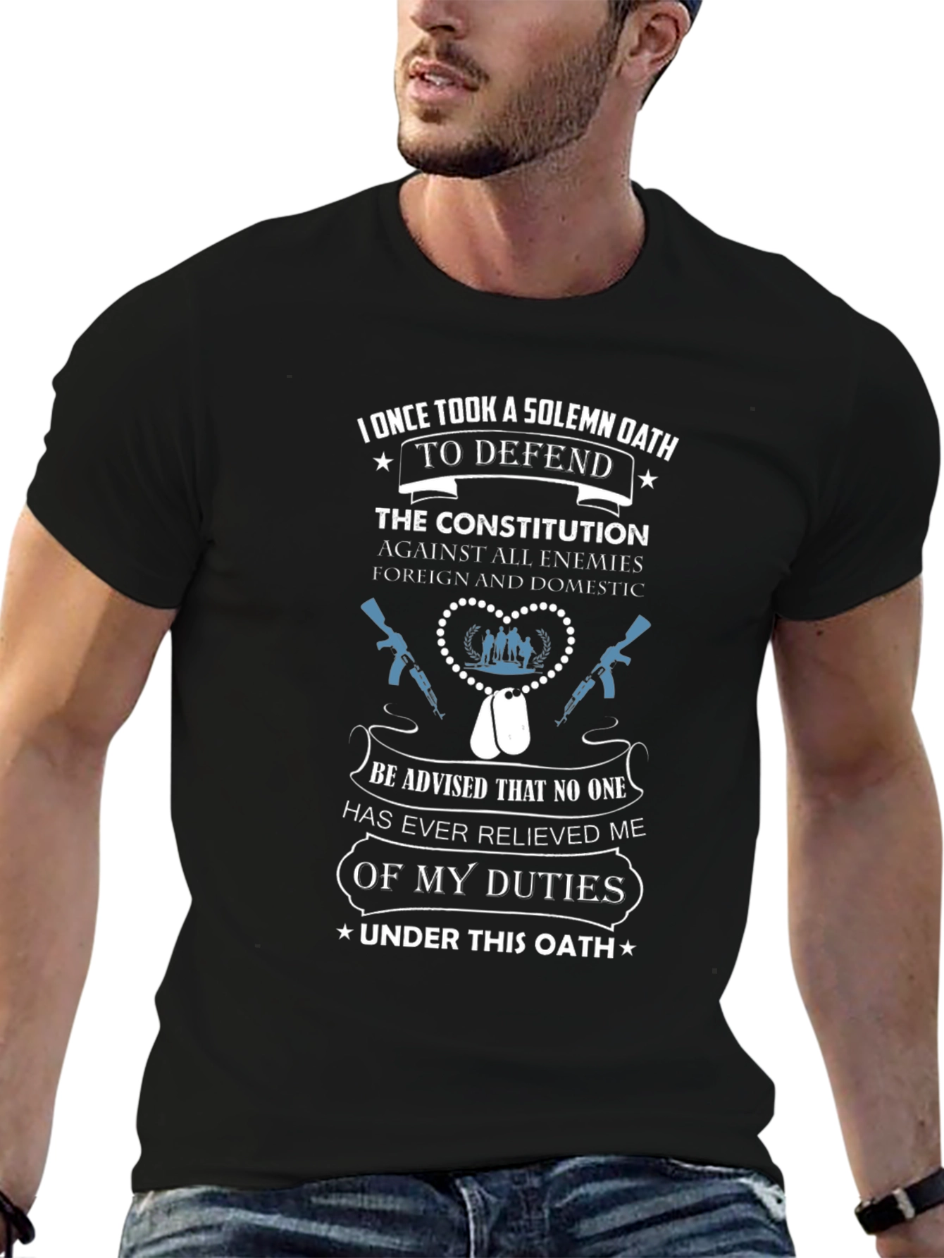 Solemn Oath T-Shirt: Defend the Constitution