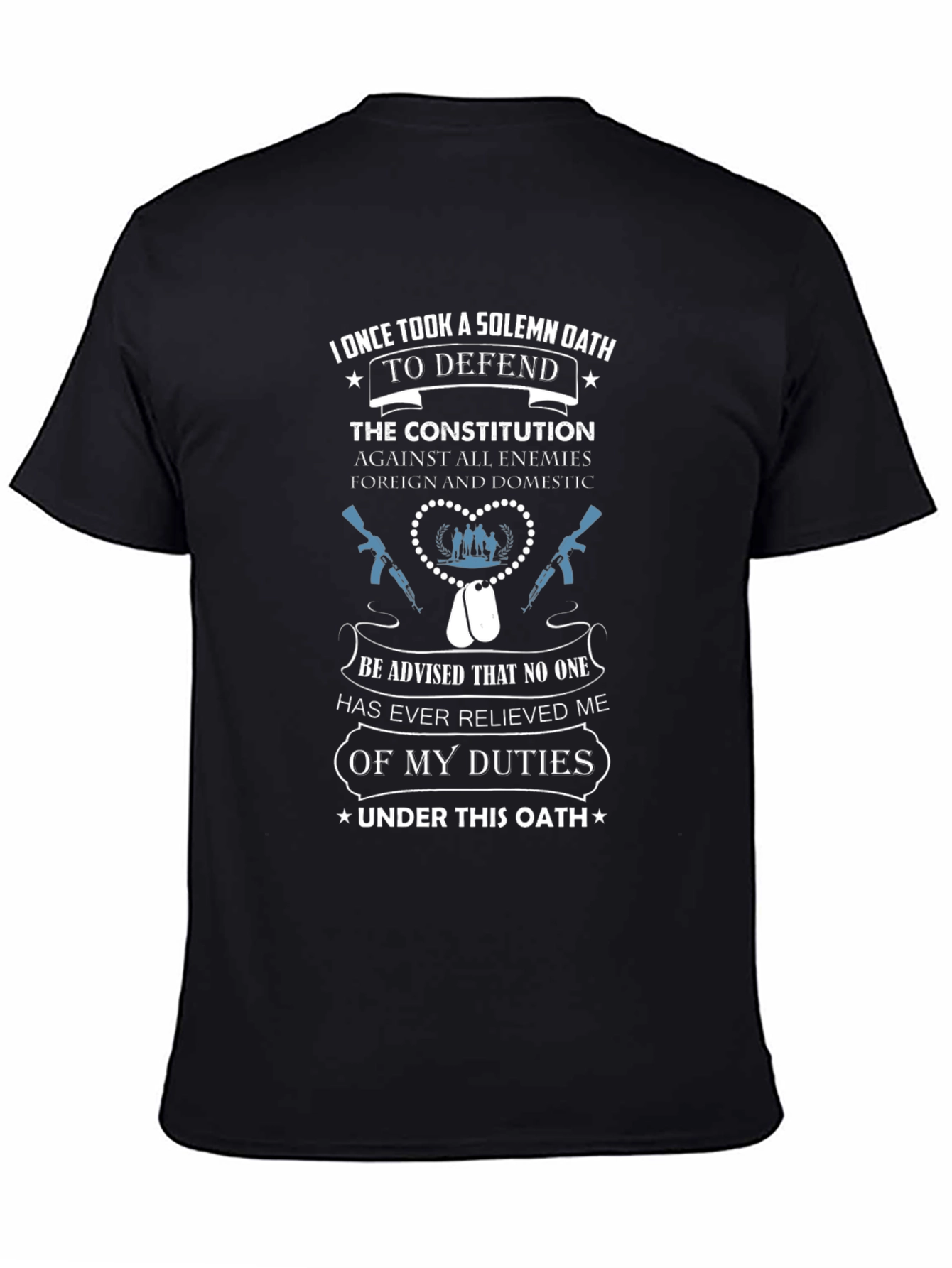 Solemn Oath T-Shirt: Defend the Constitution