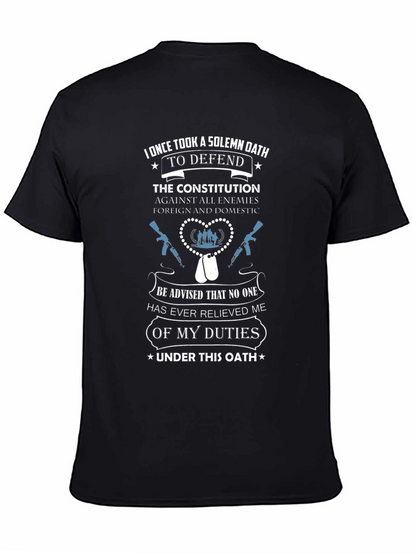 Solemn Oath T-Shirt: Defend the Constitution
