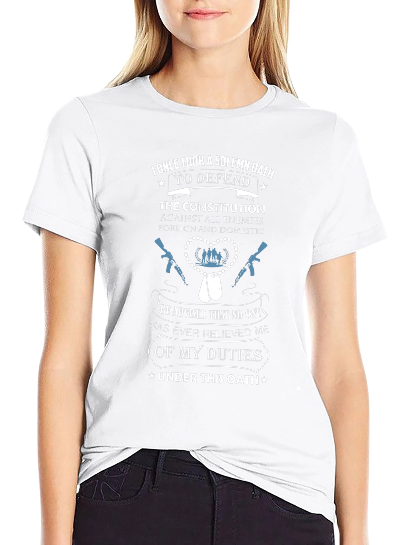 Solemn Oath T-Shirt: Defend the Constitution