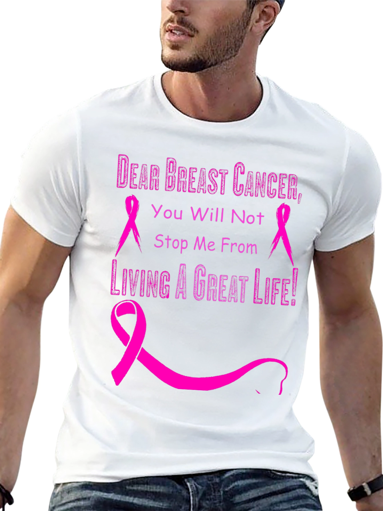 Breast Cancer Awareness Ribbon T-Shirt