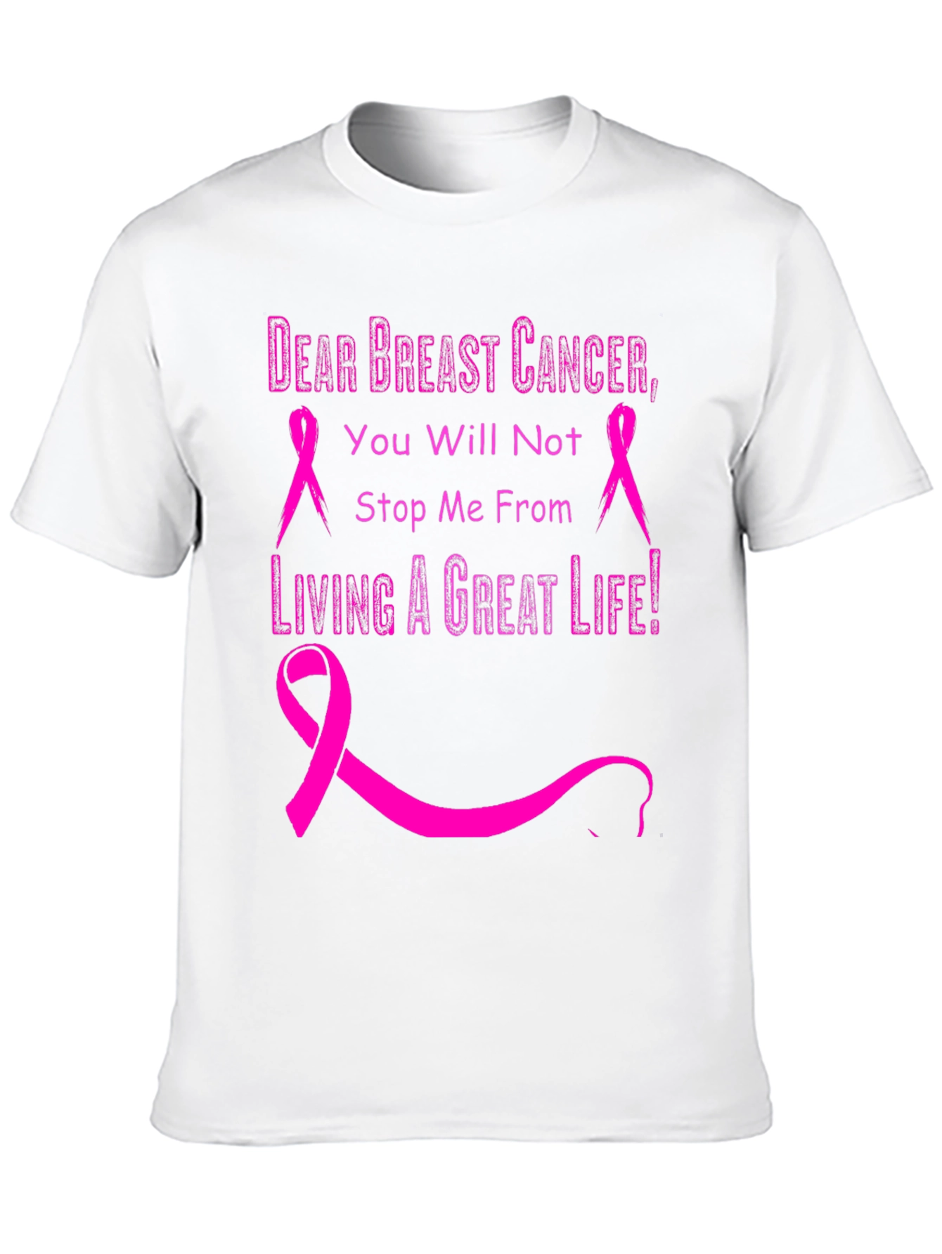 Breast Cancer Awareness Ribbon T-Shirt
