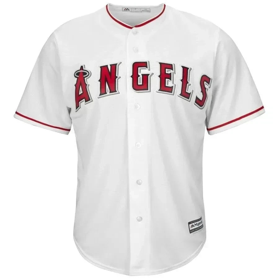 Shohei Ohtani Los Angeles Angels Big And Tall Cool Base Player Jersey - White Color