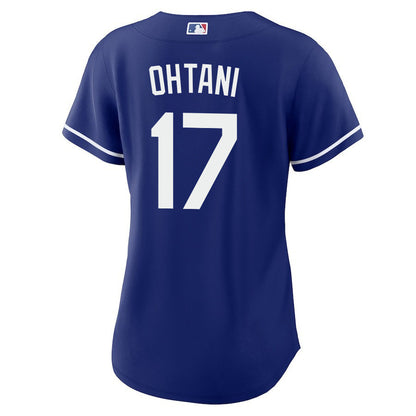 Shohei Ohtani 17 Los Angeles Dodgers Alternate Jersey - Women Royal Jersey
