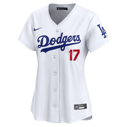 Shohei Ohtani 17 Los Angeles Dodgers Home Women Jersey - White