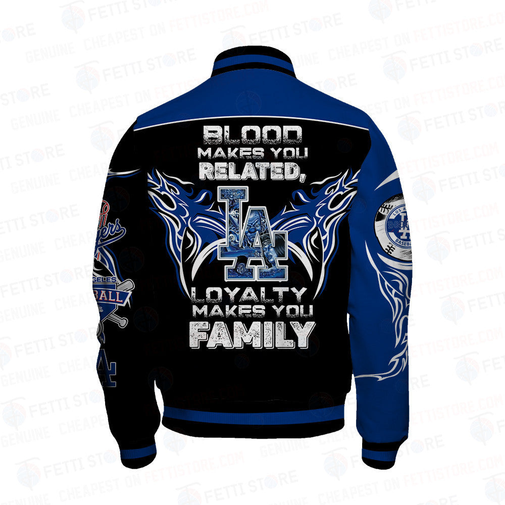 Los Angeles Dodgers Major League Baseball AOP Varsity Jacket - All-Over-Printed Jacket