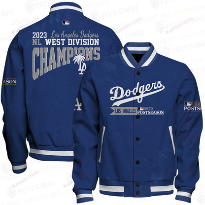 Los Angeles Dodgers - Major League Baseball AOP Varsity Jacket V11 - All-Over-Printed Jacket