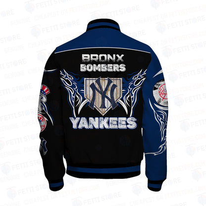 New York Yankees Major League Baseball AOP Varsity Jacket - All-Over-Printed Jacket