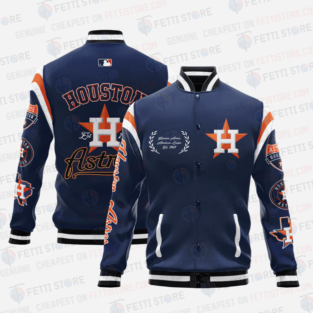 Houston Astros Major League Baseball AOP Varsity Jacket SH1 V1 - All-Over-Printed Jacket