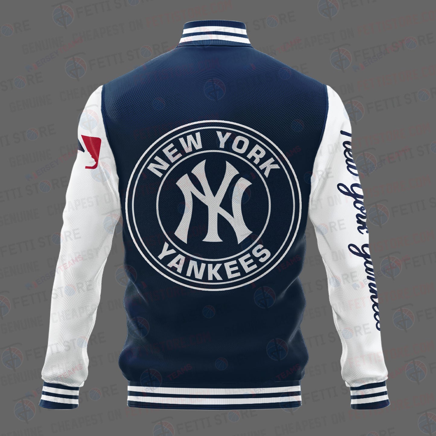 New York Yankees Major League Baseball AOP Varsity Jacket STM - All-Over-Printed Jacket