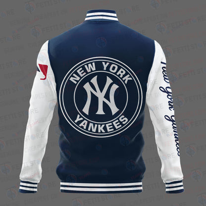New York Yankees Major League Baseball AOP Varsity Jacket STM - All-Over-Printed Jacket