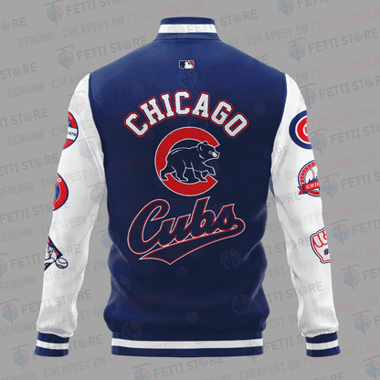Chicago Cubs American League Baseball Varsity Jacket SH1 V1 - All-Over-Printed Jacket