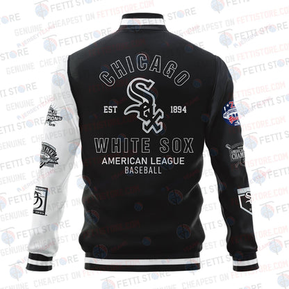Chicago White Sox American League Baseball Varsity Jacket SH1 - All-Over-Printed Jacket