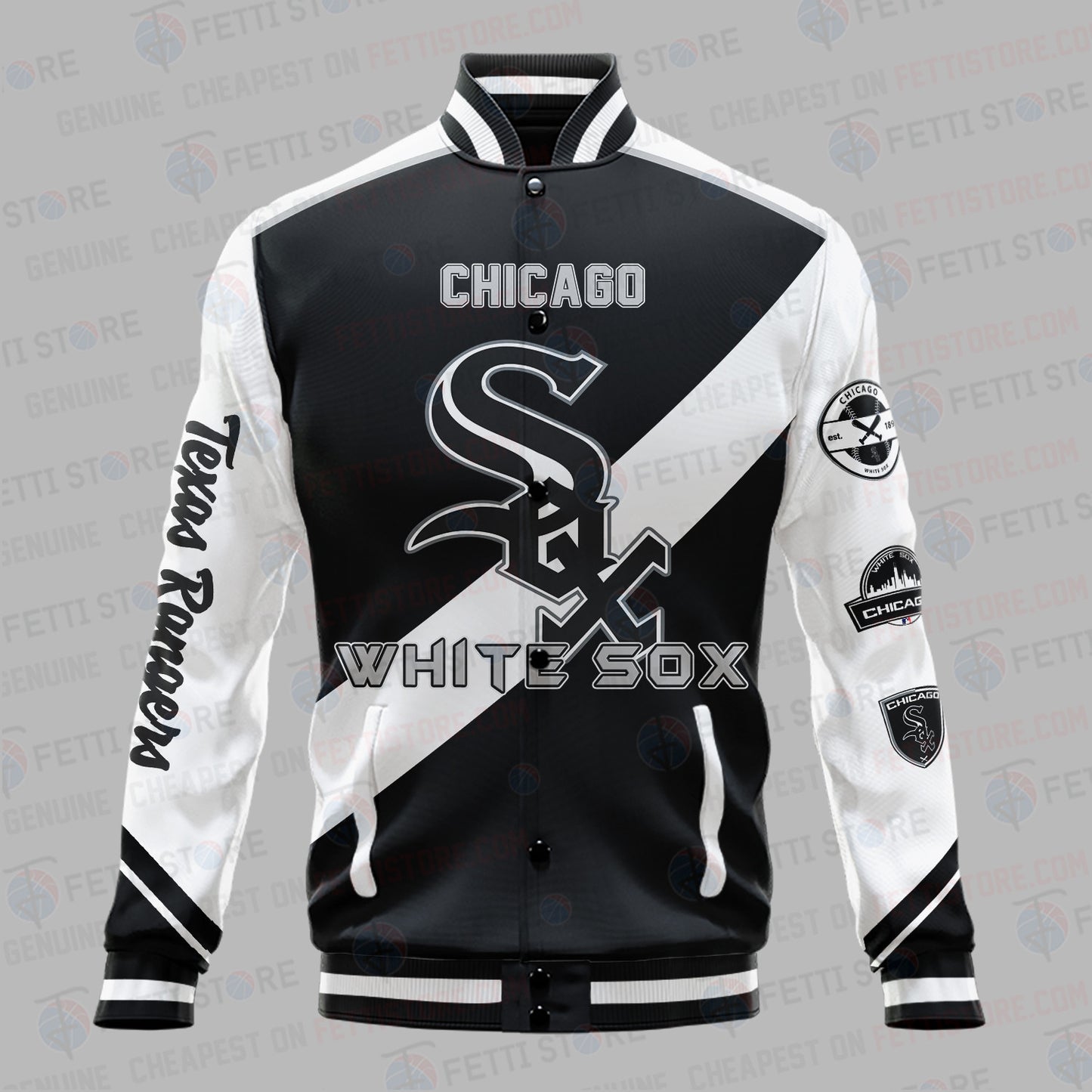 Chicago White Sox League Baseball AOP Varsity Jacket SH1 V2 - All-Over-Printed Jacket