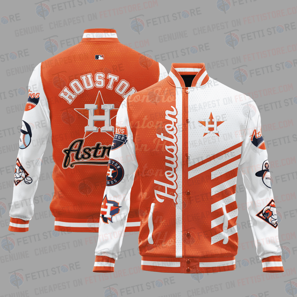 Houston Astros American League Baseball Varsity Jacket SH1 V1 - All-Over-Printed Jacket