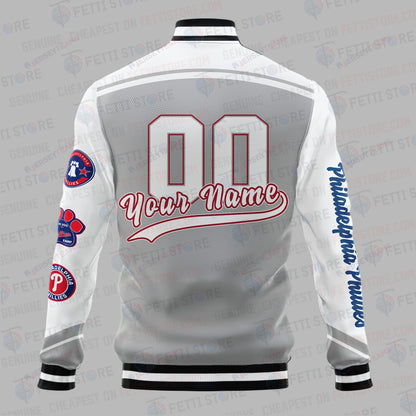 Philadelphia Phillies Major League Baseball AOP Varsity Jacket SH1 V2 - All-Over-Printed Jacket
