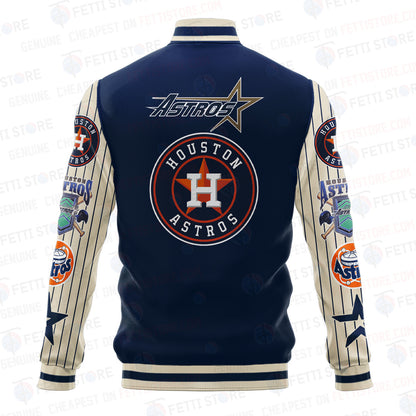 Houston Astros - Major League Baseball AOP Varsity Jacket V6 - All-Over-Printed Jacket