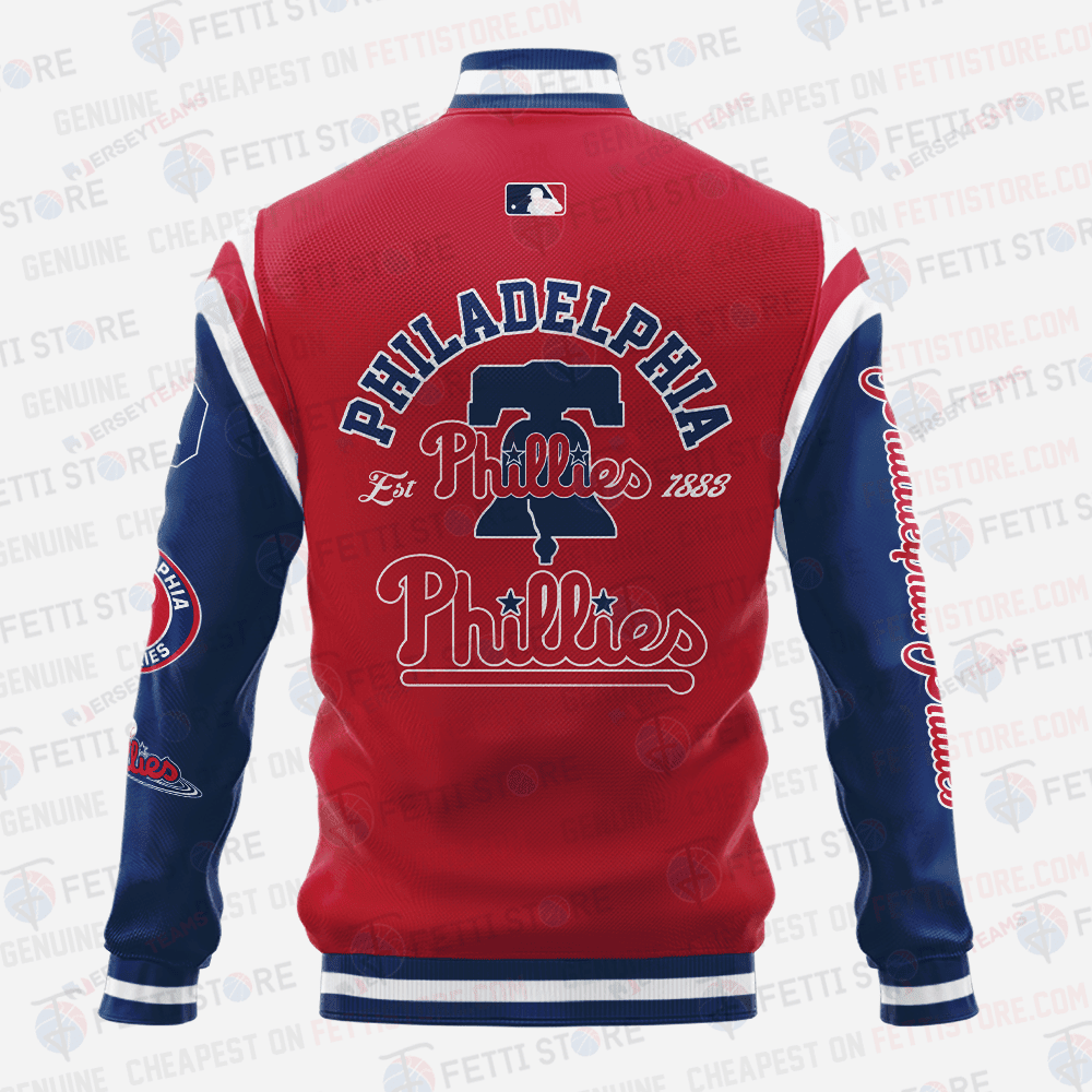 Philadelphia Phillies Major League Baseball AOP Varsity Jacket SH1 V1 - All-Over-Printed Jacket