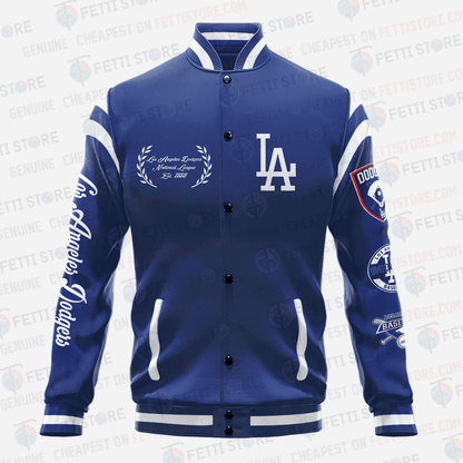 Los Angeles Dodgers Major League Baseball AOP Varsity Jacket SH1 V1 - All-Over-Printed Jacket