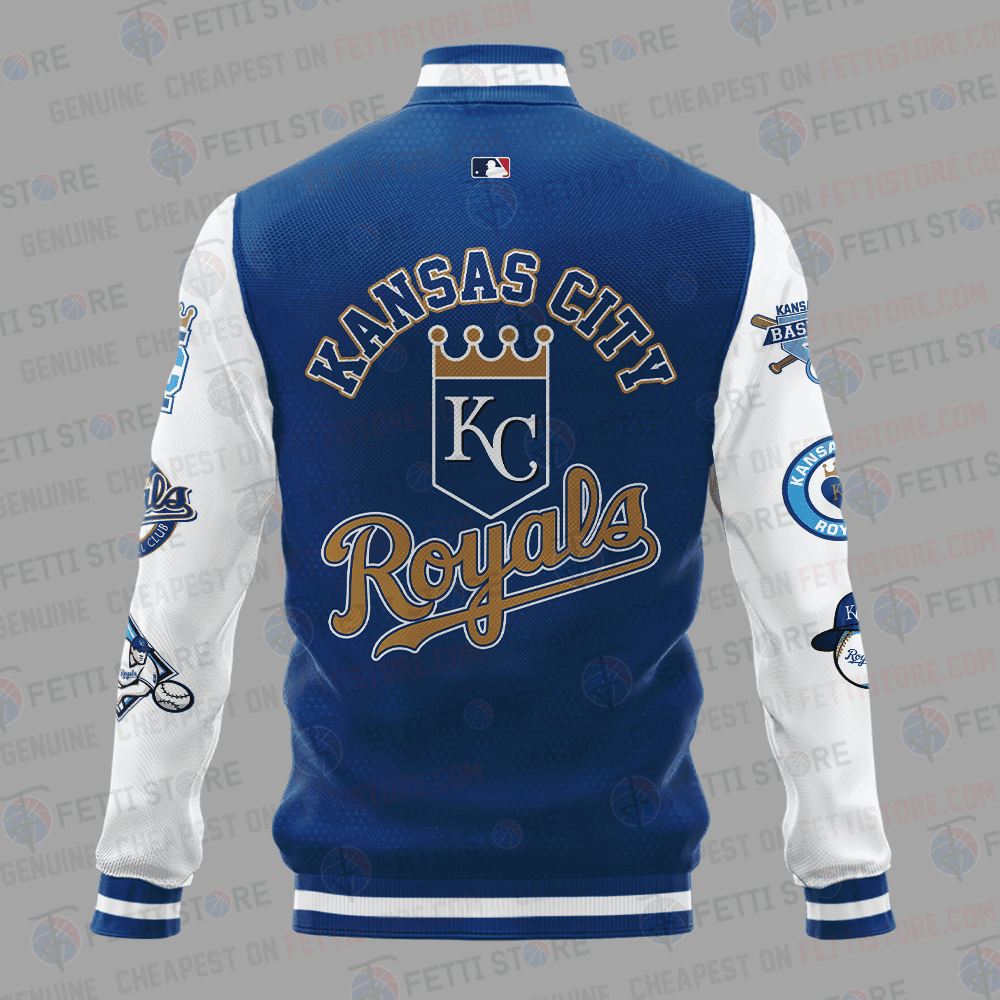 Kansas City Royals American League Baseball Varsity Jacket SH1 V1 - All-Over-Printed Jacket