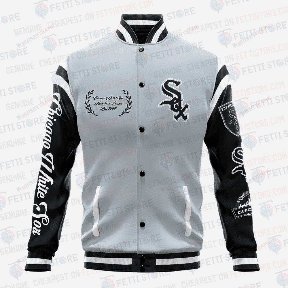 Chicago White Sox Major League Baseball AOP Varsity Jacket SH1 V1 - All-Over-Printed Jacket