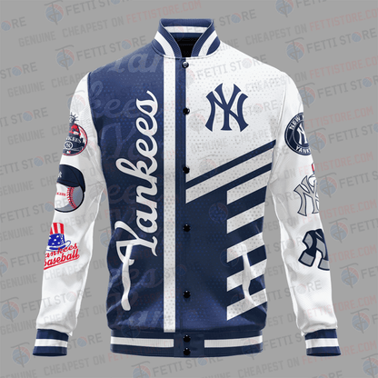 New York Yankees American League Baseball Varsity Jacket SH1 V1 - All-Over-Printed Jacket