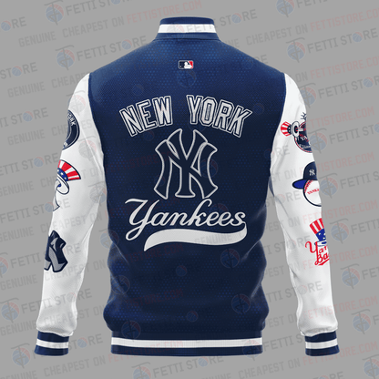 New York Yankees American League Baseball Varsity Jacket SH1 V1 - All-Over-Printed Jacket