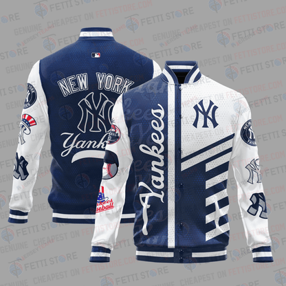 New York Yankees American League Baseball Varsity Jacket SH1 V1 - All-Over-Printed Jacket