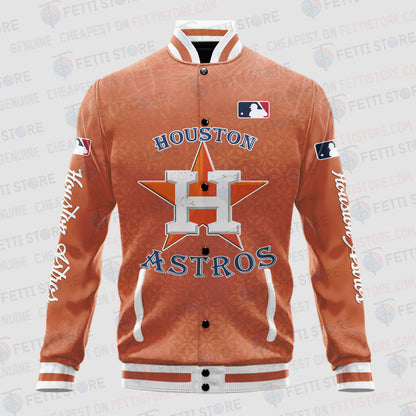 Houston Astros - Major League Baseball AOP Varsity Jacket V8 - All-Over-Printed Jacket