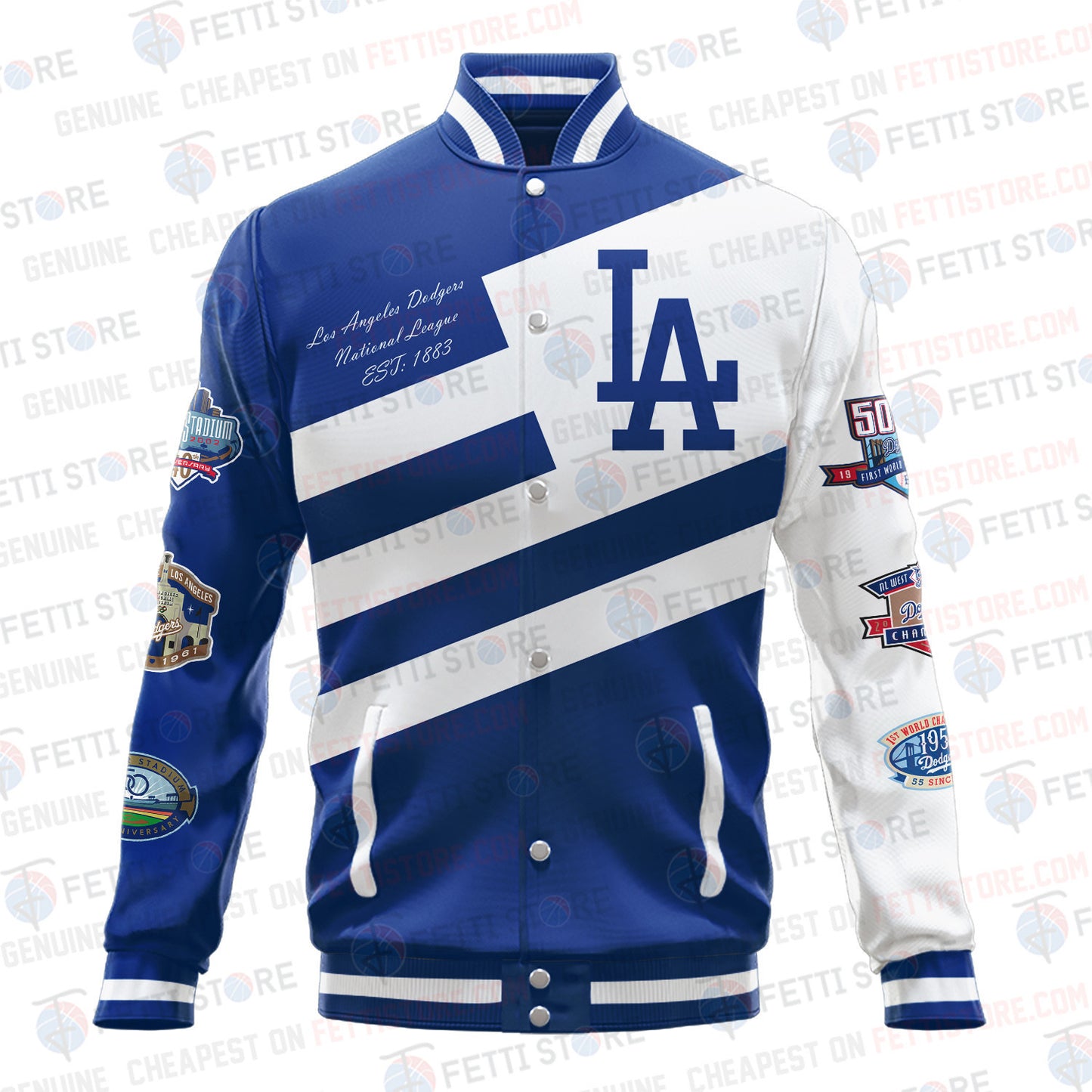 Los Angeles Dodgers American League Baseball Varsity Jacket SH1 - All-Over-Printed Jacket