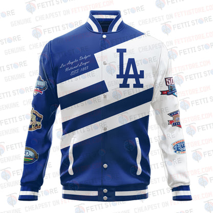 Los Angeles Dodgers American League Baseball Varsity Jacket SH1 - All-Over-Printed Jacket