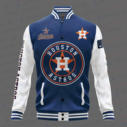 Houston Astros Major League Baseball AOP Varsity Jacket STM - All-Over-Printed Jacket
