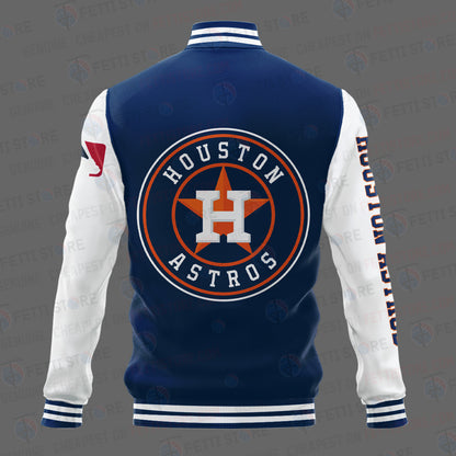 Houston Astros Major League Baseball AOP Varsity Jacket STM - All-Over-Printed Jacket