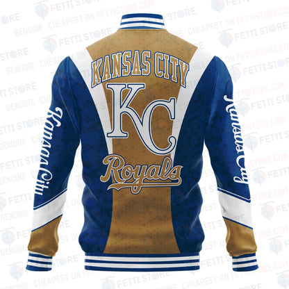 Kansas City Royals American League Baseball Varsity Jacket SH1 V2 - All-Over-Printed Jacket