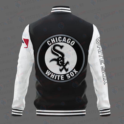 Chicago White Sox Major League Baseball AOP Varsity Jacket STM - All-Over-Printed Jacket