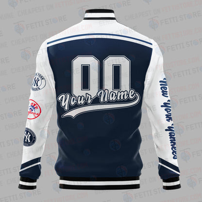 New York Yankees Major League Baseball AOP Varsity Jacket SH1 V2 - All-Over-Printed Jacket