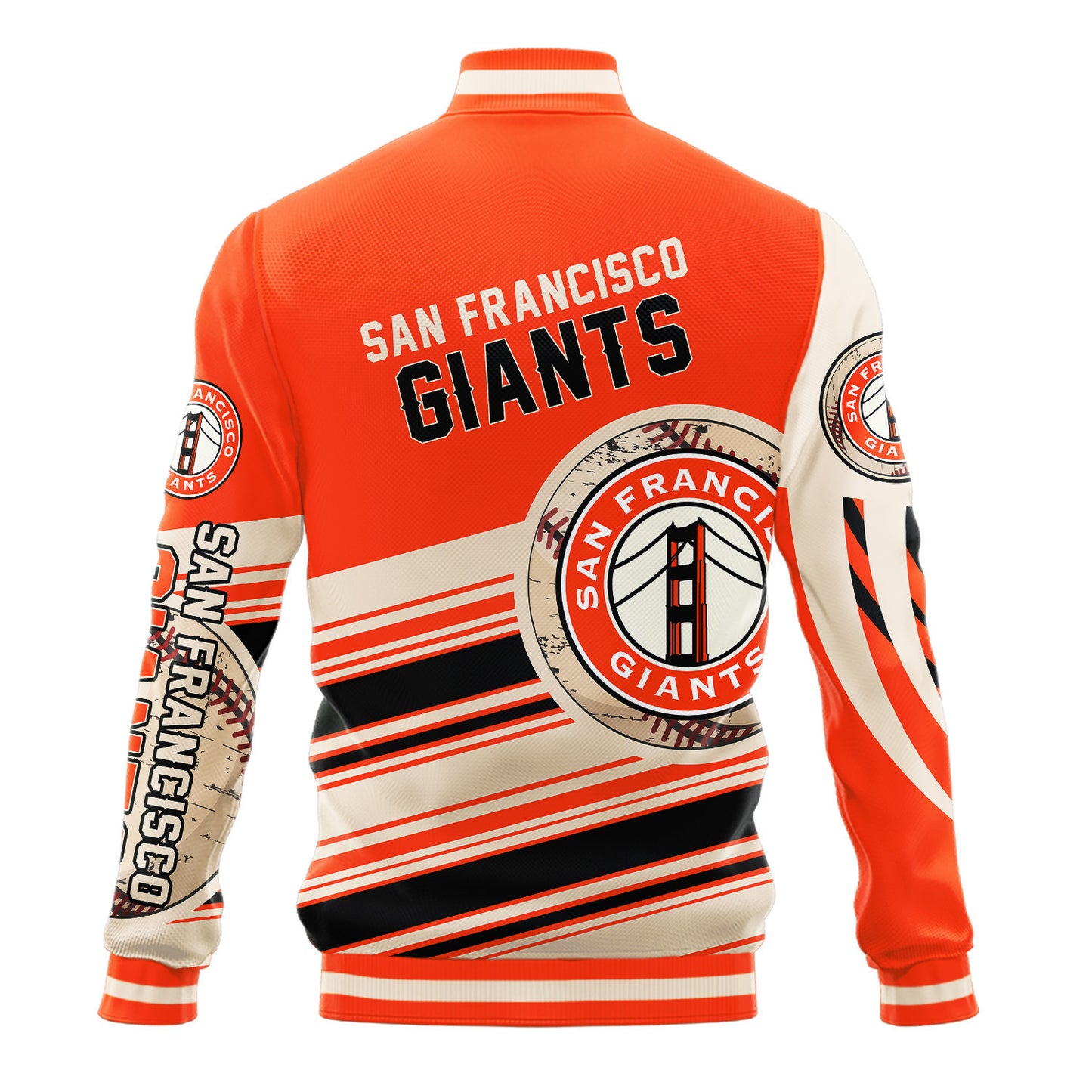 San Francisco Giants - Major League Baseball AOP Varsity Jacket V9 - All-Over-Printed Jacket