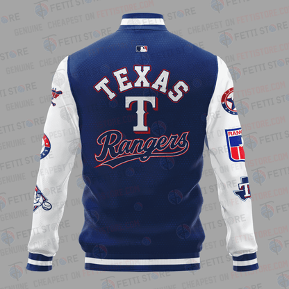 Texas Rangers American League Baseball Varsity Jacket SH1 V1 - All-Over-Printed Jacket