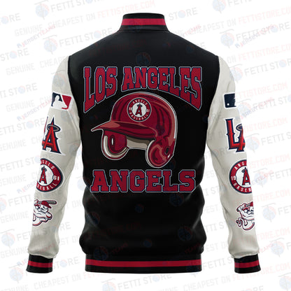 Los Angeles Angels - Major League Baseball AOP Varsity Jacket V2 - All-Over-Printed Jacket