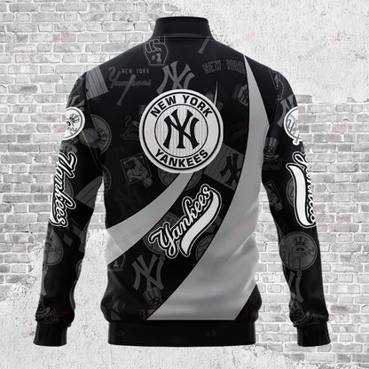 New York Yankees - Major League Baseball AOP Varsity Jacket V3 - All-Over-Printed Jacket