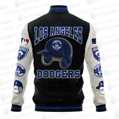 Los Angeles Dodgers - Major League Baseball AOP Varsity Jacket V2 - All-Over-Printed Jacket