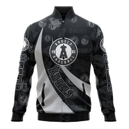Los Angeles Angels - Major League Baseball AOP Varsity Jacket V3 - All-Over-Printed Jacket