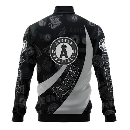 Los Angeles Angels - Major League Baseball AOP Varsity Jacket V3 - All-Over-Printed Jacket