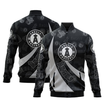 Los Angeles Angels - Major League Baseball AOP Varsity Jacket V3 - All-Over-Printed Jacket