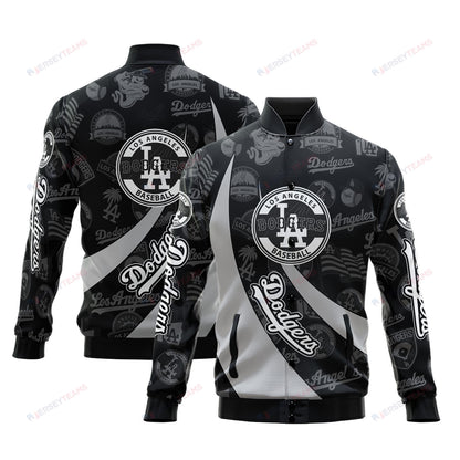 Los Angeles Dodgers - Major League Baseball AOP Varsity Jacket V3 - All-Over-Printed Jacket
