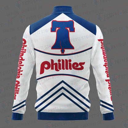 Philadelphia Phillies - Major League Baseball AOP Varsity Jacket V4 - All-Over-Printed Jacket