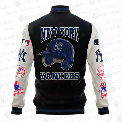 New York Yankees - Major League Baseball AOP Varsity Jacket V2 - All-Over-Printed Jacket