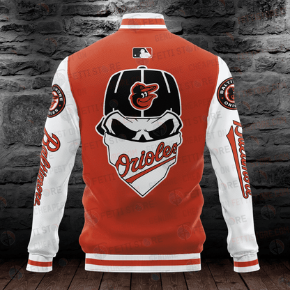 Baltimore Orioles Major League Baseball AOP Varsity Jacket - All-Over-Printed Jacket