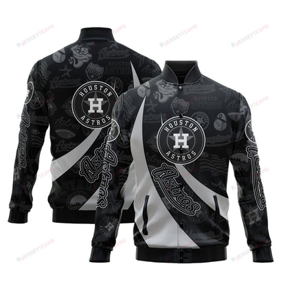 Houston Astros - Major League Baseball AOP Varsity Jacket V3 - All-Over-Printed Jacket