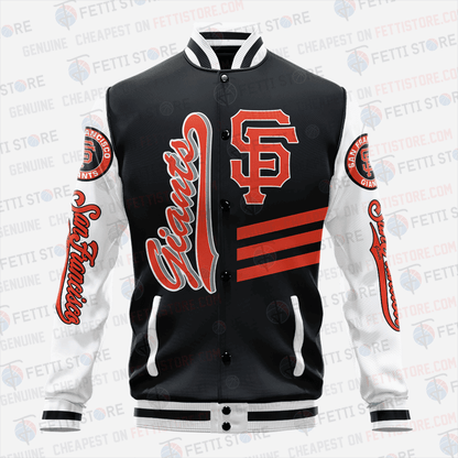 San Francisco Giants Major League Baseball AOP Varsity Jacket - All-Over-Printed Jacket